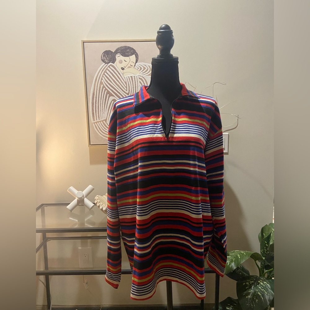 J. Crew Multicolor Striped Button Down Shirt